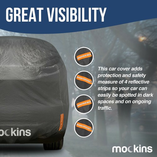 Mockins Extra Protective Heavy Duty 190" x 75" x 72" SUV Car Cover Waterproof - Picture 7 of 7