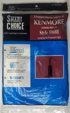Kenmore Premium Filtration Smart Choice w/Allerest Liner Bioclear treatment Bags