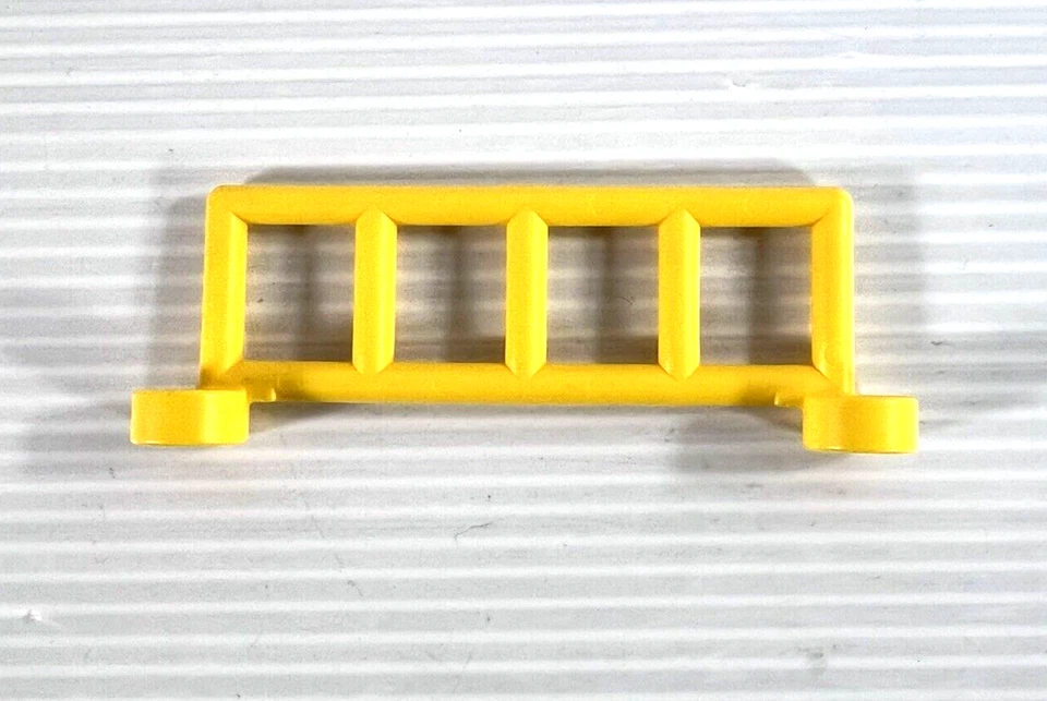 Lote de 3 Piezas de Repuesto Lego Duplo 3.5" Vallas Amarillas Rieles (2214) Foto 3 de 4