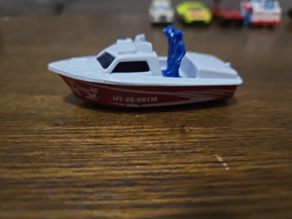 Matchbox Superfast 1976 POLICE LAUNCH No 52 White / Red Paint ~ EXCELLENT - Image 4 of 4