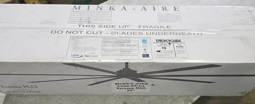 Minka Aire F896-84-CL Xtreme H2O 84" Outdoor Coal Black Ceiling Fan with Remote - Picture 7 of 9