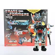 Transformers G1 Protectobots Super Warrior Defensor Toy Action Figure Reissue