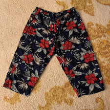 Ms. Lee. Size XL. Elastic Waist w Tie Rayon Zip Front Pants. B67.