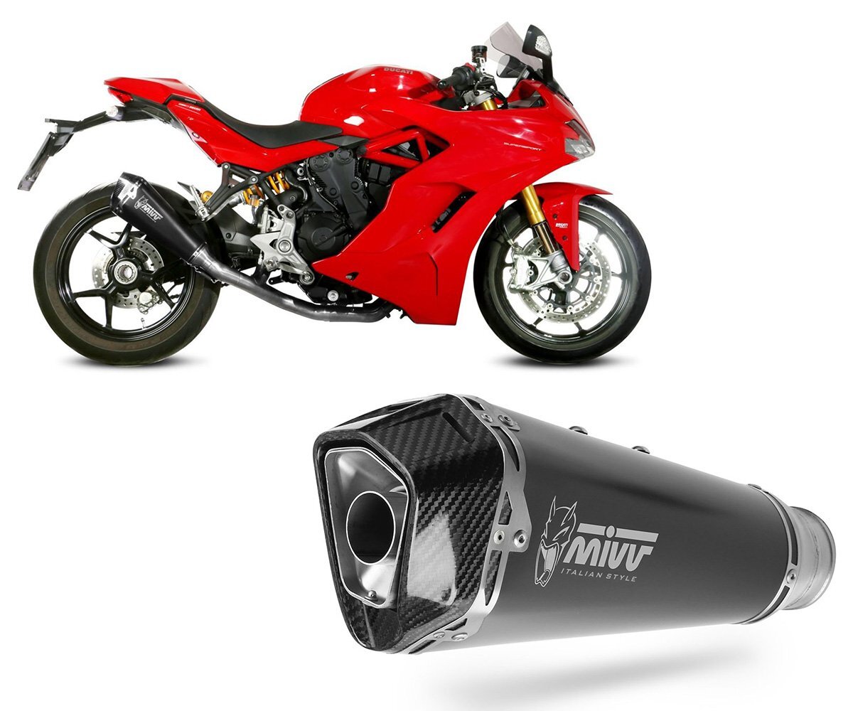 Exhaust Silencer MIVV DELTA RACE Black for DUCATI SUPERSPORT 939/S 2017 > 2020