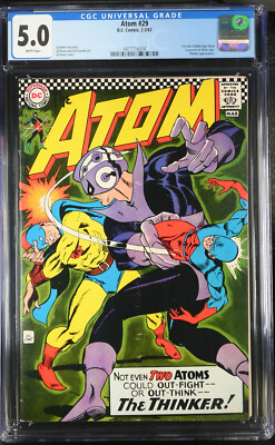 Atom #29 Gil Kane Cover/Art CGC 5.0 White Pages