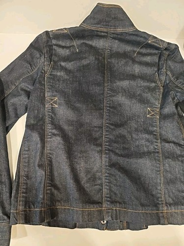 LRL Ralph Lauren Jeans Co Nolita Military Denim Jean Jacket Women’s Size SMALL - Picture 10 of 14
