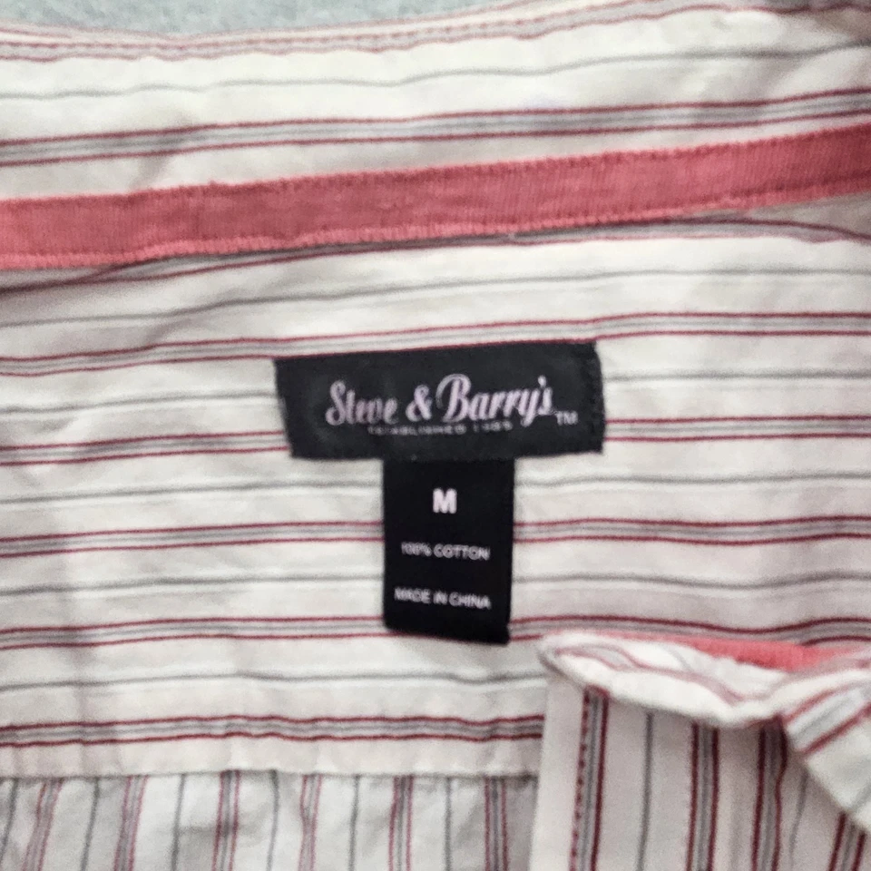 Prendas para el torso Steve & Barry para mujer rosa medio con botones manga larga Foto 2 de 4