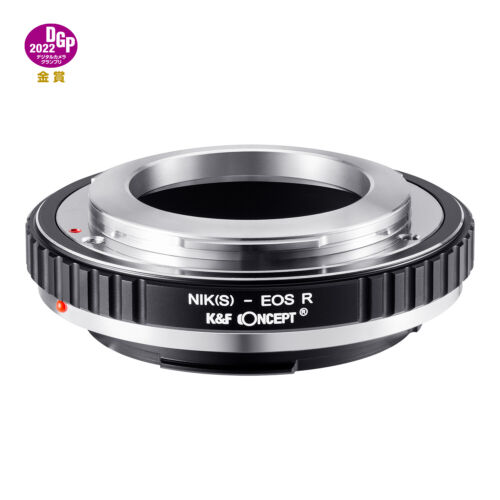 K&F Concept Lens adapter ring Nikon S lens to Canon EOS R RF RP R1 R3 R5 R6  - Afbeelding 1 van 5