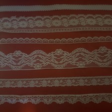 Antique Victorian Lace Lot Various Styles ,Colors, And Size Lot 19 35 Yards