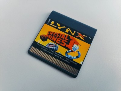 Crystal Mines II Atari Lynx Original Cartridge