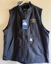 NWT CARHARTT Super Dux Lightweight Vest Men's Size XL Black PERSONALIZED