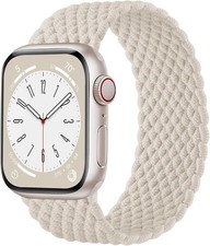 Stretchy Nylon Strap Compatible with Apple Watch Series 7 38mm 40mm 41mm