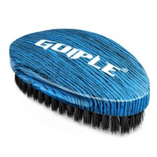 360 Curved Wave Brush For Men & Beard - Medium Hard Palm Hair Blue