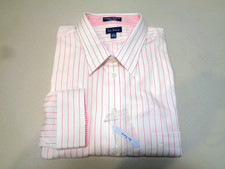 PAUL FREDRICK LONG SLEEVE BARREL CUFF DRESS SHIRT SIZE 20 X 36...NWOT