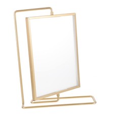 8X10 Double Sided Rotating Picture Frame Metal Glass Display Stand Horizontal...