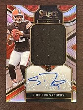 2025 Panini Select Rookie Signature Swatches Jersey Auto Shedeur Sanders 071/249