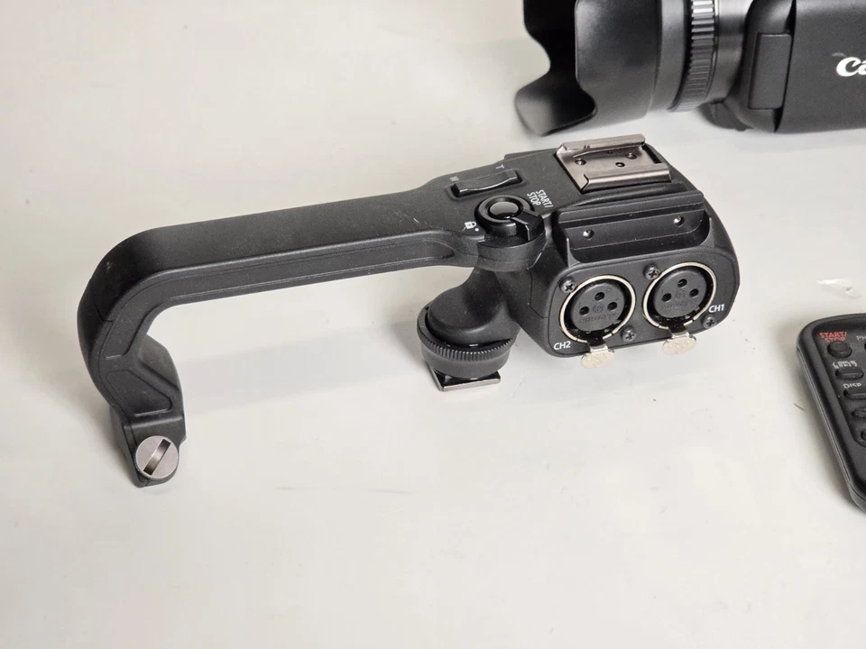 Canon XA10 Camcorder Internal Memory XLR Top Handle Battery Power Cord Remote - Image 2 of 4