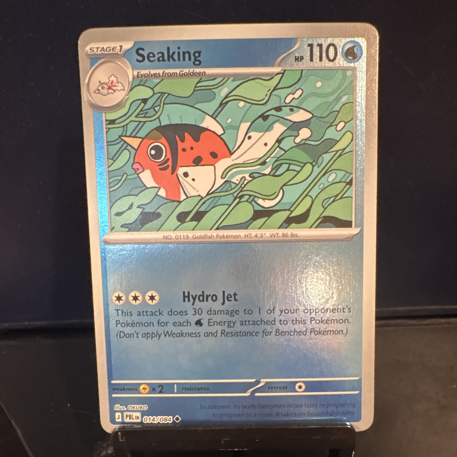 The Pokémon Company Seaking 014/084 Paldea Evolved Reverse Holo EN HP110