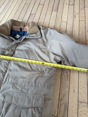 Vintage Woolrich Men XL Goose Down Parka Coat Jacket USA Made Corduroy Collar - Picture 12 of 13