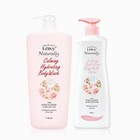 REIVY London Rose Moisturizing Body Wash 1150ml + Body Lotion 750ml Calming