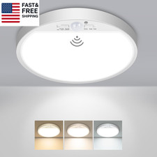 Motion Sensor Light Indoor Hardwired PIR, 3000K/4000K/6500K LED Closet Ligh