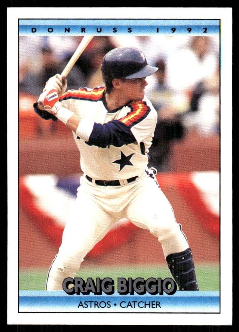 Craig Biggio 1992 Donruss #75 Astros FREE SHIPPING StackedPacks