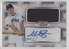 2013 Finest Jumbo Relic Rookie Refractor X-Fractor 128/149 Mike Zunino Auto ht1