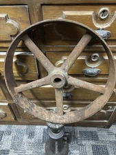 14 X 2 1/4  x 1" FLAT BELT PULLEY LINE SHAFT HIT MISS ENGINE cast iron steam