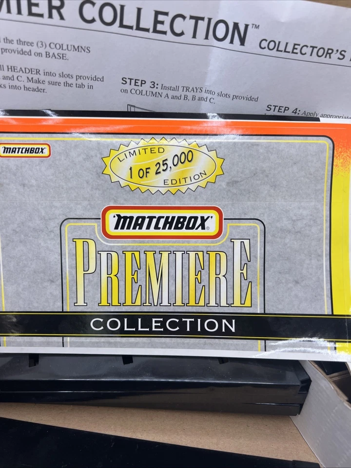 1996 JC Penney Matchbox Premiere Display Shelf Rack 7 Car Collection Exclusive - Image 2 of 4