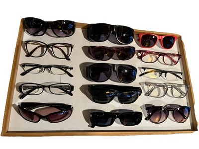 15 Glasses Frames Lot Eyeglasses Unisex Foster Grant Equate Sunglasses Bundle