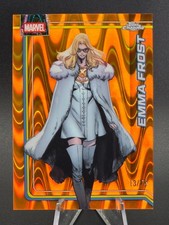 2026 Topps Chrome Marvel EMMA FROST Orange RayWave Refractor /75 #34