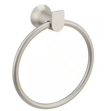 Moen Genta Towel Ring in Spot Resist Shower Brushed Nickel Finish BH3686BN