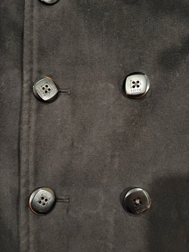 Vaute Men Vegan Peacoat Coat 100% Organic Cotton Recycled Lining NYC Size S image 7
