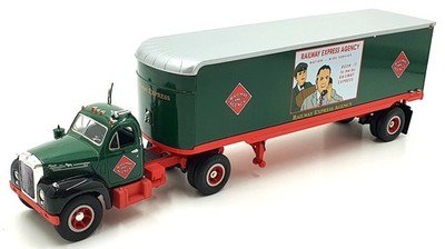 First Gear 1/34 Scale 19-1654 1960 B61 Mack Tractor And Trailer