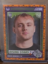 2024 Panini Score-A-Treat - Rising Stars Brock Bowers #8 Orange Pumpkins (RC)