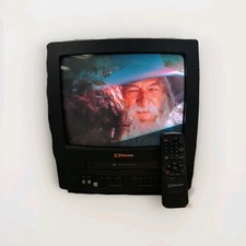 Emerson 13  EWC1304 TV/VCR Combo Tested Remote working read description.