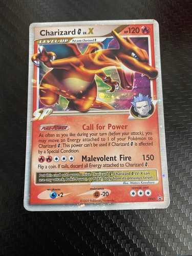 Pokémon TCG Charizard G LV.X DP45 Black Star Promo Card