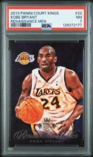 2013 PANINI COURT KINGS RENAISSANCE MEN #22 KOBE BRYANT PSA 7