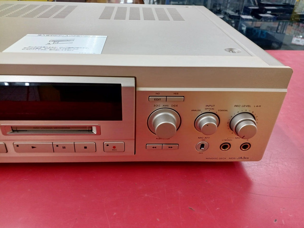 SONY MDS-JA3ES MD MiniDisc Deck 250727 | eBay