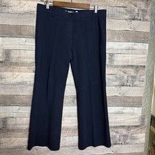 Betabrand Women's Blue Pull On Crop Bootcut Pants Size X-Large