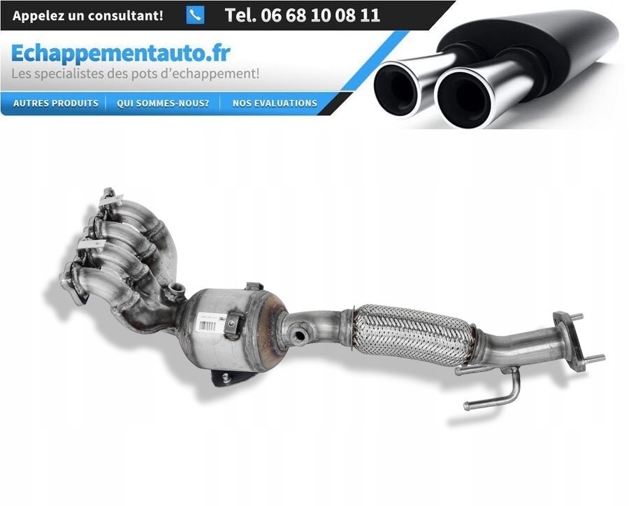Catalyseur 1.6i pour Ford Focus et C-Max II 1684938 1695722 bloc échappement