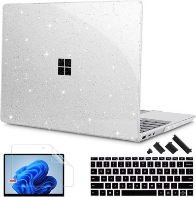 Case for 12.4 Inch Microsoft Surface Laptop Go 3/2/1 2023-2020 Releases, Clear