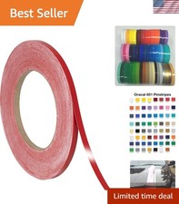 651 Vinyl Pinstriping Tape - Stripe Decals Stickers Striping - 14 Red