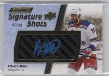 2023 Upper Deck Engrained Signature Shots 41/99 K'Andre Miller #SS-KM Auto 1f8v