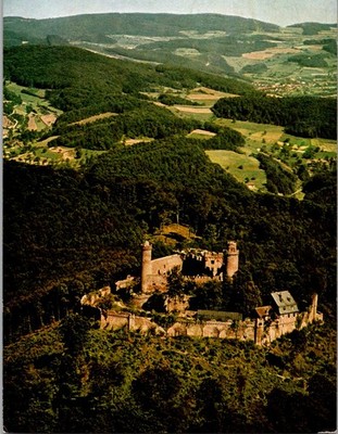 Bensheim-Auerbach Hesse Auerbacher Castle View Continental Postcard B985