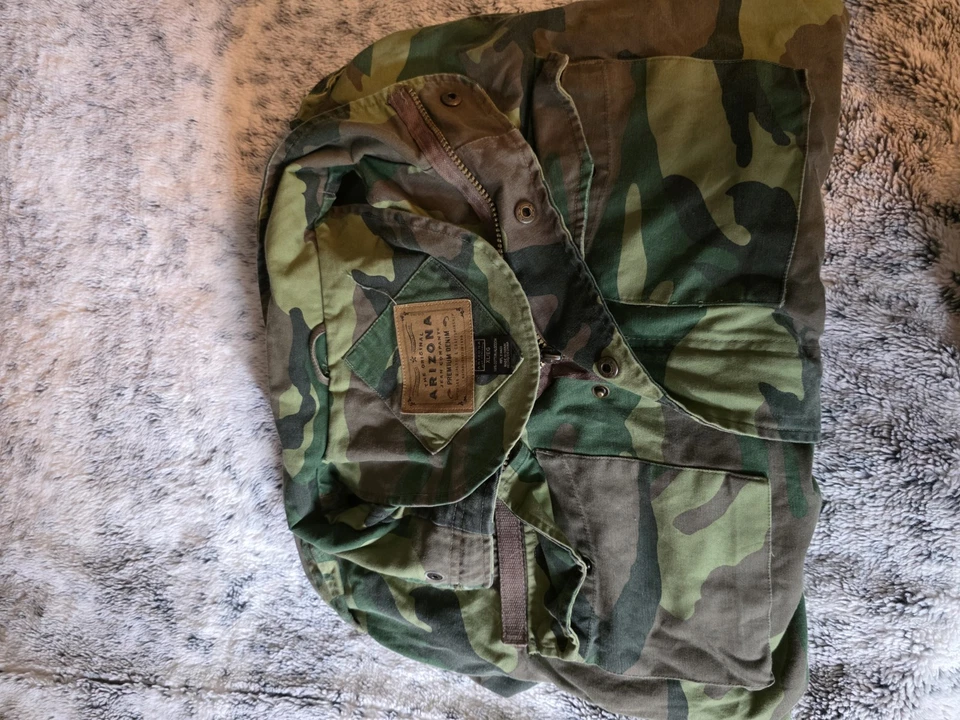 Chaqueta de Campo Arizona Jean Co. Camuflada XL - 100% Algodón Estilo Militar Foto 2 de 4