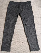 Time And Tru Womens XXX Large Grey Polyester Blend Leggings 24