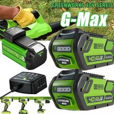 40V 6.0Ah For Greenworks G-MAX Lithium Battery 29472 29462 29252 20672/ Charger
