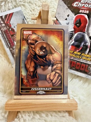 2025 Topps Chrome Deadpool Marvel #9 Juggernaut Comic Accurate