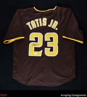 Fernando Tatis Jr. Autograph Signed Padres #23 Size XL Jersey AUTO JSA COA